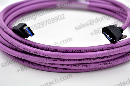 Chainflex Igus USB cable Assemblies CFBUS.045 PVC Bus Cable Customized Length 1 Meters to 5 Meters for Dynamic System